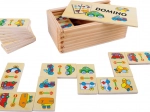 Small Foot Domino in Holzschachtel