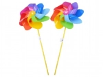 Regenbogen-Windrad – bunte Gartendeko