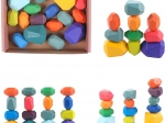 Montessori hölzerne Balance-Steine