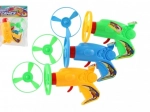 Propeller-Schleuder mit Starter – Kunststoffpistole 12 cm, verschiedene Farben