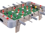 Tischfußball grau – kompakte Tischversion