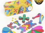 Clixo Rainbow magnetisches Konstruktionsset 42 Stk.