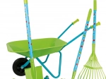 Großes Gartenset für Kinder mit Schubkarre