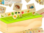 Holz-Lernsortierer – Logikspiel zum Sortieren von Bildern und Formen