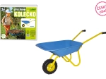 Blauer Blech-Schubkarren 82 × 42 × 35 cm