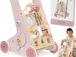 Holzlauflernwagen für Kleinkinder PolarB rosa