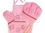 Bigjigs Toys rosa Kinder-Kochset
