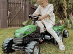 Woopie Trettraktor Farmer GoTrac Maxi mit Anhänger und leisen Rädern