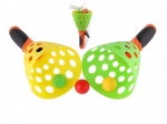 Kunststoffspiel Catch Ball 25 cm – Set mit Körbchen und Bällen