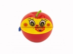 Sparschwein Roter Apfel mit Wurm