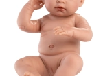 Llorens New Born Mädchen – realistische Puppe mit Ganzvinylkörper 43 cm
