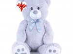 Rappa großer Plüschbär 100 cm mit Schleife und Anhänger