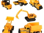 Bausatz mit Baufahrzeugen – 6 Stück