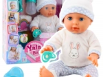 Baby-Puppe, die Pipi macht, mit Zubehör und Geräuschen