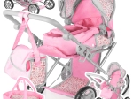 Puppenwagen 3-in-1 Pink Flowers