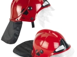 Kinder-Feuerwehrhelm mit klappbarem Visier MSA – rot