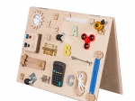 Multifunktionales Holzspielbrett für Kinder