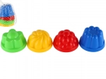 Kunststoff-Sandformen – runde Sandkuchen 8 cm, Set 4 Stk. im Netz