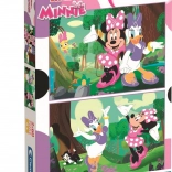 CLEMENTONI Puzzle Minnie 2x60 Teile