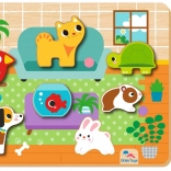 Einlegepuzzle Kuscheltiere von 2Kids Toys
