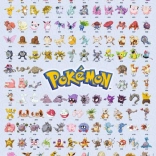 Puzzle der ersten 151 Pokémon, 500 Teile
