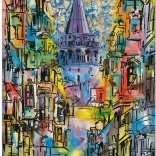 Metallisches Puzzle Galata-Turm 1000 Teile