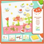 DJECO Stempelset Blumen