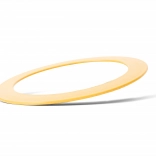 Jonglierringe aus Bioplastik für Anfänger, Durchmesser 24 cm (Set mit 3 Stück)