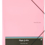 Schnellhefter mit Gummiband A4 PASTELINI rosa
