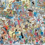 Puzzle Beim Friseur 1000 Teile von Jan van Haasteren