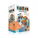 Blauer Sofortbildkamera mit Thermodruck