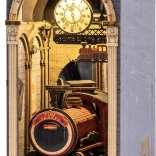 Buchstütze: Zeitreisen mit LED-Beleuchtung