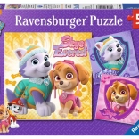 Ravensburger Puzzle PAW Patrol – Skye und Everest 3×49 Teile