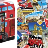 Eurographics Puzzle in Blechdose Londoner Bus 550 Teile