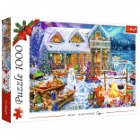 Puzzle 1000 Teile TREFL Winterzeit XMAS