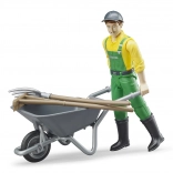 Bruder BWORLD Landwirt mit Zubehör