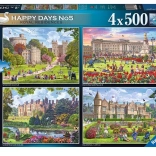 Ravensburger Puzzle Königliche Residenzen Großbritanniens 4x500 Teile