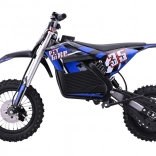 Elektrisches Mini-Motorrad Pit Bike blau 1000 W
