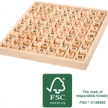 Small Foot Einmaleins mit Drehwalzen aus FSC-Holz