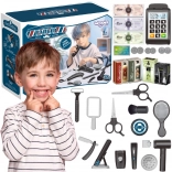 Woopie Barber-Set Pro für Kinder, Friseursalon 24 tlg.