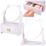 Mini-Toilettentisch mit Spiegel und Schublade mit Griffen