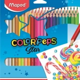 Dreikant-Buntstifte MAPED Color'Peps, Set mit 48 Farben