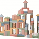 Holz-Bauklötze Safari Pastell 120 Stk.