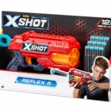 Pistole für Schaumstoffpfeile X-SHOT Reflex 6 – orange, 12 Pfeile