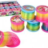 Regenbogenfeder mit LED-Effekt – Einhorn-Motiv