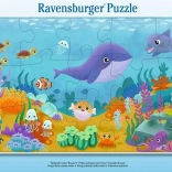 Puzzle Tiere unter der Meeresoberfläche 15 Teile