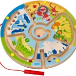 GOKI Holz-Magnetlabyrinth Zoo