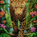 Puzzle Leopard in der Wildnis von Castorland, 2000 Teile