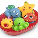 Wasser-Tierchen für die Badewanne in Schale, 6 Stk.