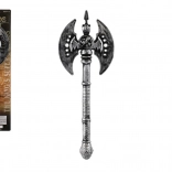 Antike Plastikaxt 30 cm – silbern